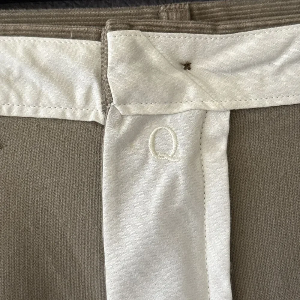 Haggar Corduroy Pants Mens 40x31 (Tag 42) Tan Expandable Waist WPL 386 - Picture 12 of 12